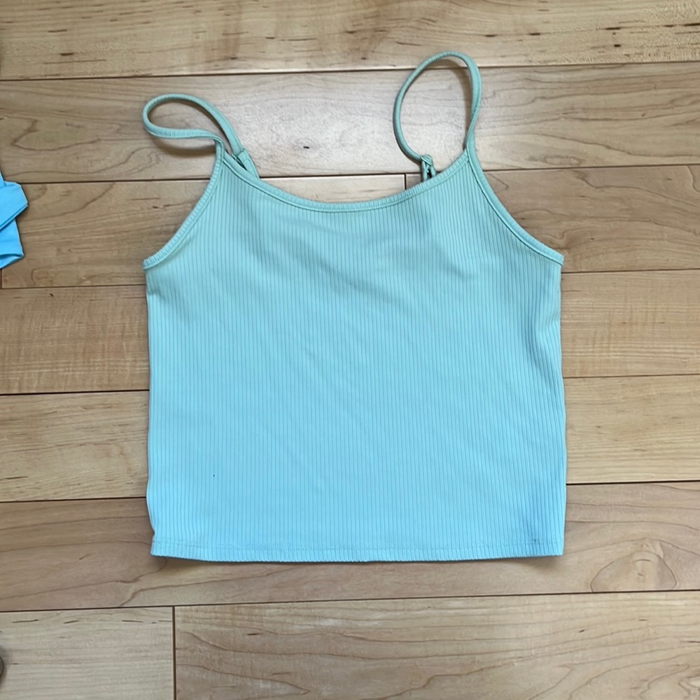 American Eagle Light Green Tank Top